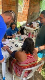 Atendimento de saúde na Grota do Recanto Nabal